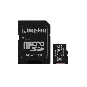 MEMORY CARD MICRO SD/TRANSFLASH 128GB KINGSTON CLASSE 10